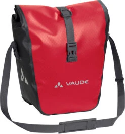 Vaude Aqua Front Dubbele Fietstassenset -Winkel Voor Fietsaccessoires aqua front rood 1