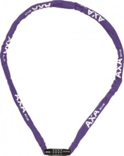 AXA Rigid Kettingslot 120cm -Winkel Voor Fietsaccessoires axa rigid kettingslot paars1