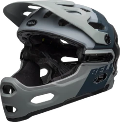 Bell Super 3R MIPS Full Face Helm 9 Bell Super 3R MIPS Full Face Helm -Winkel Voor Fietsaccessoires bell super 3r mips mountainbikehelm zwart grijs blauw