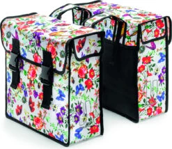 Basil Mara Dubbele Fietstas XL -Winkel Voor Fietsaccessoires mara xl bloemen