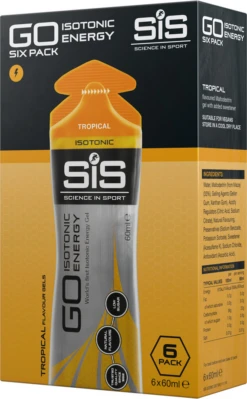 SiS GO Isotonic Gel 6-Pack -Winkel Voor Fietsaccessoires sis go isotonic gel 6 pack tropical