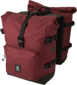 Agu Urban Trend H2O Dubbele Fietstassen -Winkel Voor Fietsaccessoires urban trend dubbele fietstas h20 roll top rood